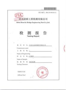 衡阳公司检测报告